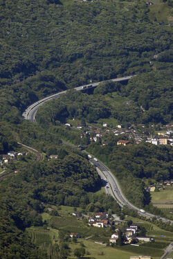 Monte Ceneri rampa autostrada A2