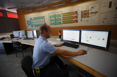 Bioggio sala comando depuratore acque