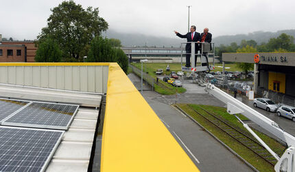 Manno inaugurazione nuovo impianto fotovoltaico progetto Sole per tutti ditta Taiana SA