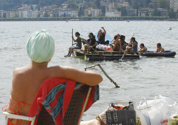 Lugano azione dimostrativa autogestiti