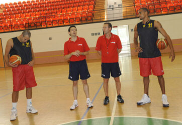 Basket allenamento nazionale Svizzera