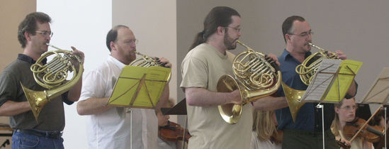 Lugano American Horn Quartet e orechstra Conservatorio