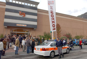 Mendrisio Fox Town falso allarme incendio