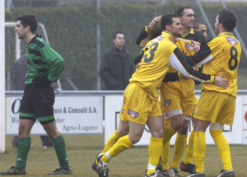 Calcio 2a lega FC Rancate FC Stabio