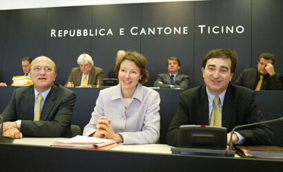 Bellinzona prima seduta Gran Consiglio aula provvisoria