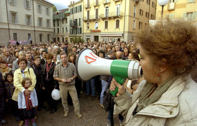Bellinzona manifestazione Partito Socialista