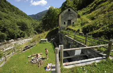 Craveggia rovine bagni termali