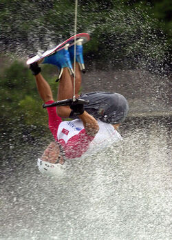 Wakeboard Slide gare acrobatiche ad Agno Wakeboard Slide gare acrobatiche ad Agno
