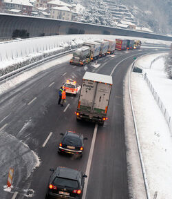 Ticino Nevicate e disagi del Traffico