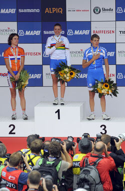 Ciclismo Mondiali Mendrisio 09 corsa in linea Donne Elite