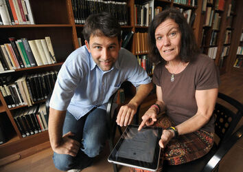 Bellinzona incontro tra Andrea Fazioli e Lilia Doninelli