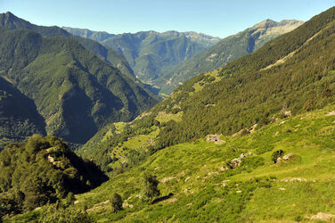 Monte Cima Val Lavizzara veduta panoramica sulla Vallemaggia