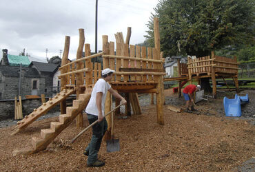 Verscio cantiere parco giochi