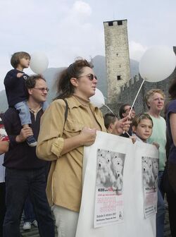 Bellinzona marcia silenziosa Bellinzona marcia silenziosa