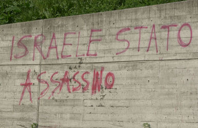 Lugano scritte antisemite