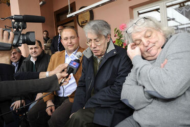 Contra incontro Giuliano Bignasca e Umberto Bossi