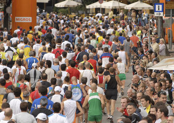 Podismo partenza Stralugano 2007
