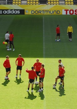 Calcio CdM 2006 Allenamento Svizzera
