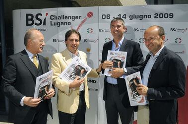 Tennis presentazione BSI Challenger Lugano 2009
