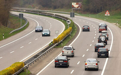 Coldrerio autostrada A2 con traffico normale Coldrerio autostrada A2 con traffico normale