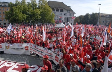 Zurigo manifestazione UNIA OCST