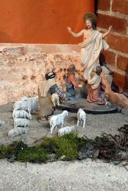 Bellinzona presepe pasquale al Sacro Cuore