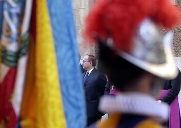 Roma Italia giuramento guardie pontificie