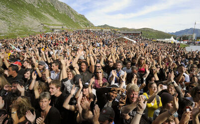 Passo San Gottardo Harley on Gotthard Open Air
