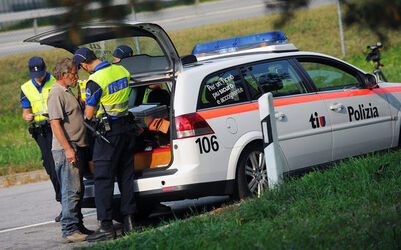 San Vittore controlli traffico pesante