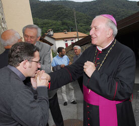 Caneggio Vescovo Pier Giacomo Grampa