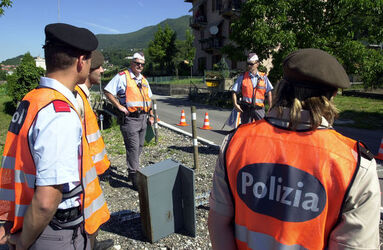 Vacallo scuola reclute polizia cantonale e comunale
