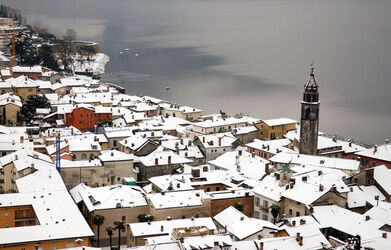 Ascona veduta invernale