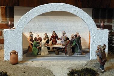 Bellinzona presepe pasquale al Sacro Cuore