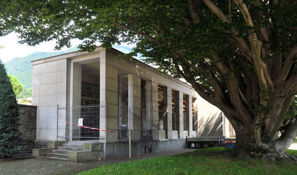 Bellinzona crollo parete soffitto Famedio