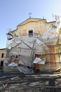 Castel S.Pietro danni a causa del forte vento