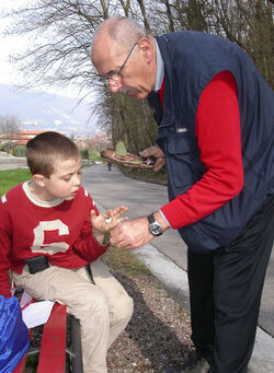 Famiglia nonno nipote