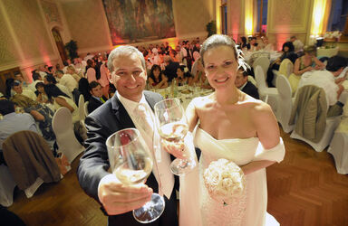 Bellinzona festeggiamenti matrimonio Brenno Martignoni e Stefania
