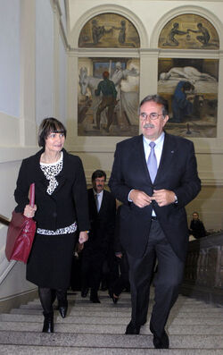 Lugano ricevimento Presidente della Confederazione