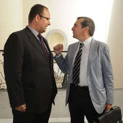 Mendrisio incontro Norman Gobbi e Carlo Croci