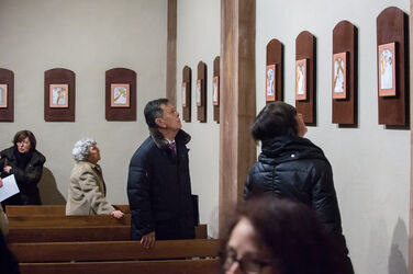 Morcote inaugurazione opera e lascito dell artista Adriano Antonini