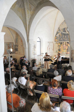 Morcote inaugurazione restauro Oratorio S. Antonio Abate