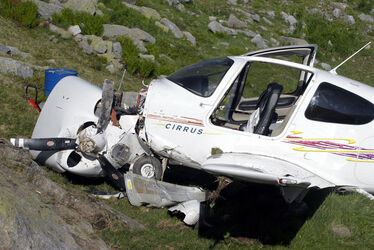 Passo San Gottardo incidente aereo