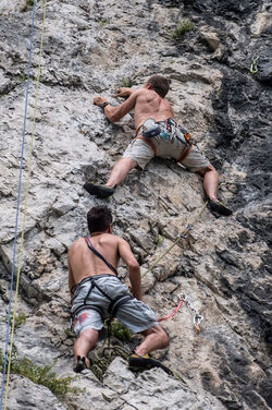 Campione d Italia arrampicata sportiva sul Sasso Margone Campione d Italia arrampicata sportiva sul Sasso Margone