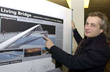 Locarno passerella sulla Maggia Locarno passerella sulla Maggia