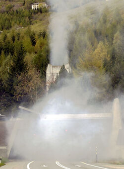 San Gottardo incidente in galleria