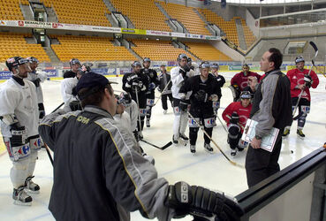 Hockey playoff LNA allenamento HC Lugano
