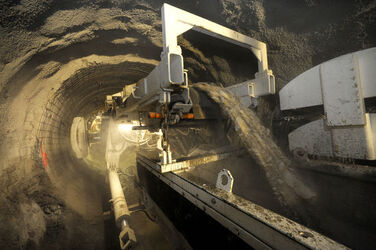 Roveredo inizio scavo con fresa A13 circonvallazione