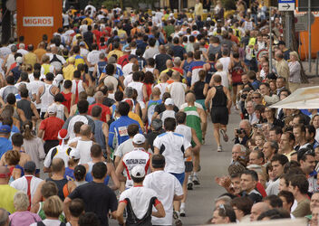 Podismo partenza Stralugano 2007