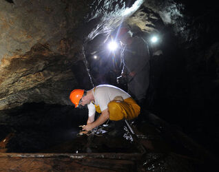 Sessa visita ex miniera d oro