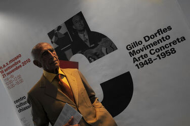 Chiasso inaugurazione mostra Gillo Dorfles